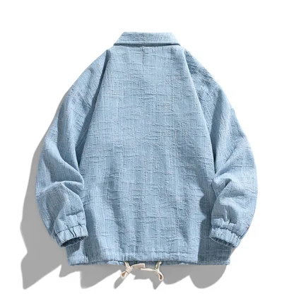 Classic Denim Plus Size Jacket - Image 3