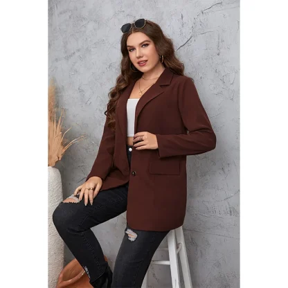 Stylish Plus Size Blazer - Image 3
