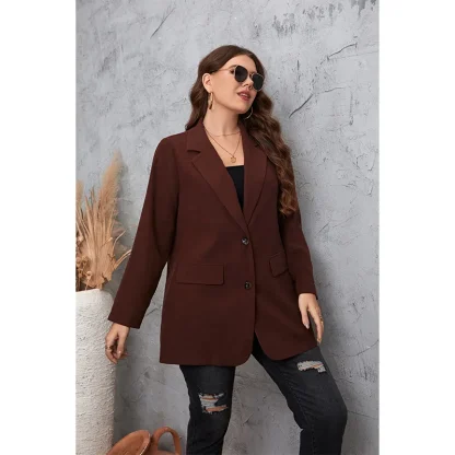 Stylish Plus Size Blazer - Image 4