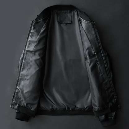 Classic Plus Size Bomber Jacket - Image 2