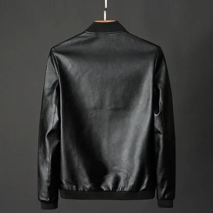 Classic Plus Size Bomber Jacket - Image 3
