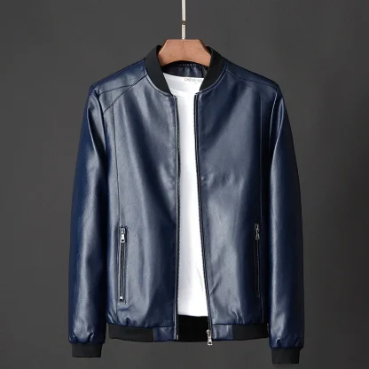 Classic Plus Size Bomber Jacket - Image 4