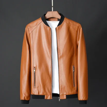 Classic Plus Size Bomber Jacket - Image 5