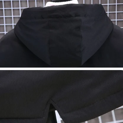 Hooded Plus Size Winter Jacket - Image 5