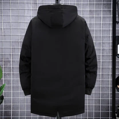 Hooded Plus Size Winter Jacket - Image 3