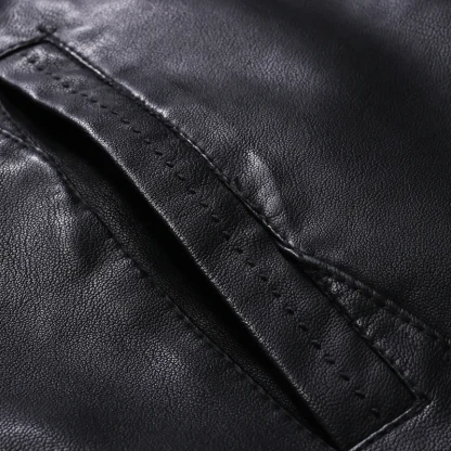Plus Size Motorcycle Jacket - Image 5