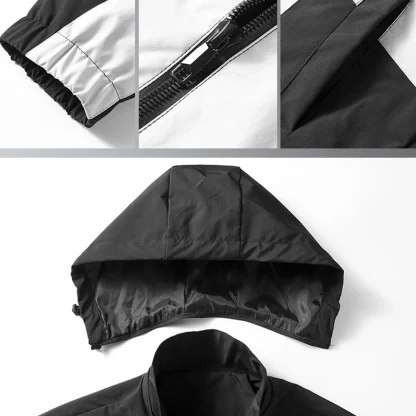 Outdoor Plus Size Rain Jacket - Image 5