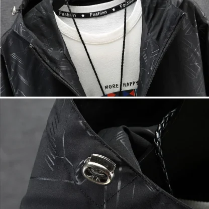 Stylish Plus Size Bomber Jacket - Image 3