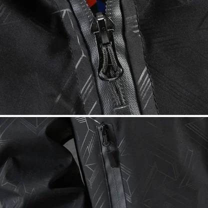 Stylish Plus Size Bomber Jacket - Image 4