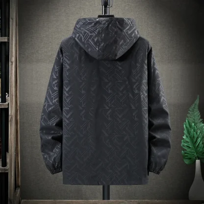 Stylish Plus Size Bomber Jacket - Image 2