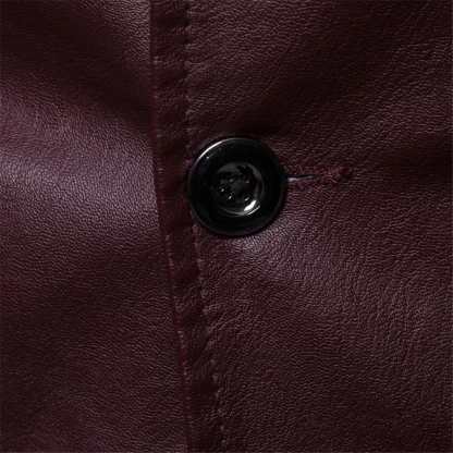 Casual Slim Fit Plus Size Coat - Image 6