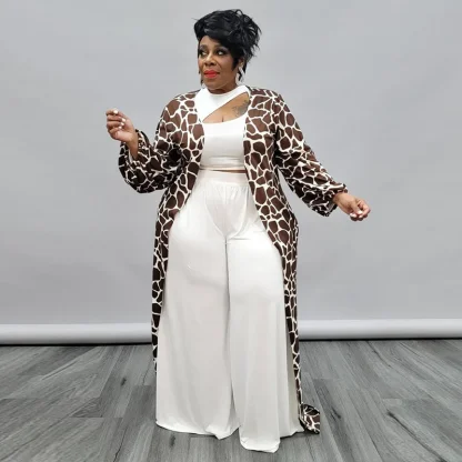 Chic Comfort Plus Size Long Jacket - Image 4