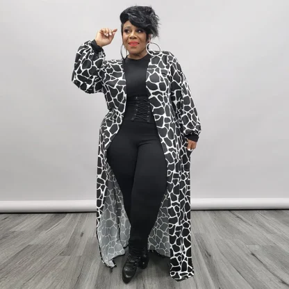 Chic Comfort Plus Size Long Jacket