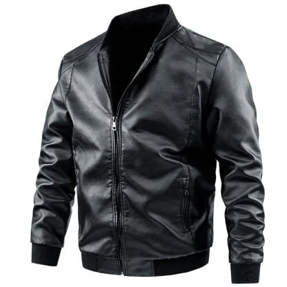 Rugged Plus Size Biker Jacket