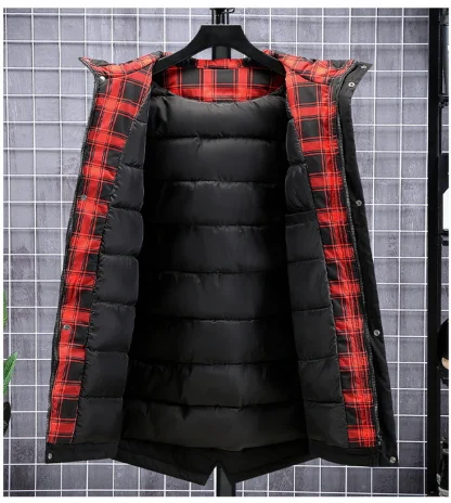 Hooded Plus Size Winter Jacket - Image 2