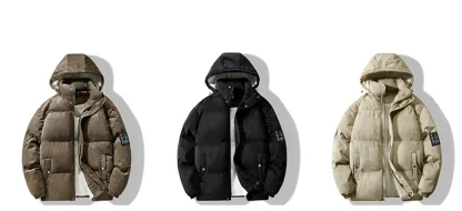 Warm Plus Size Puffer Coat - Image 4