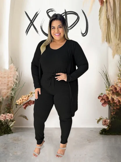 Classic Plus Size Coat Combo