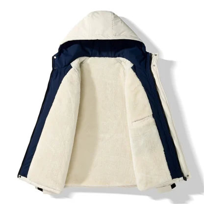 Plus Size Hooded Parka Coats - Image 2