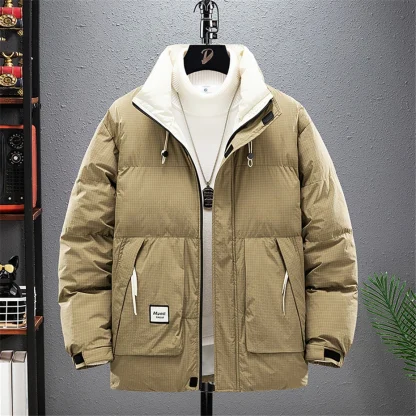 Padded Plus Size Parka Coats - Image 4