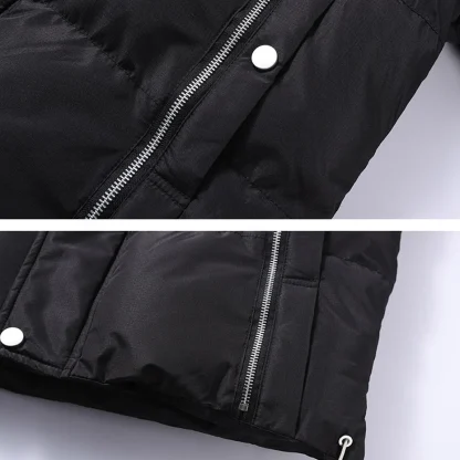 Plus Size Padded Puff Coats - Image 6