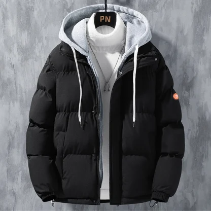 Hooded Plus Size Puffer Coat