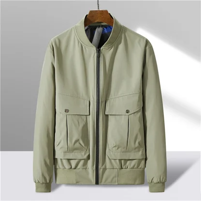 Cargo Plus Size Windbreaker Jacket - Image 4
