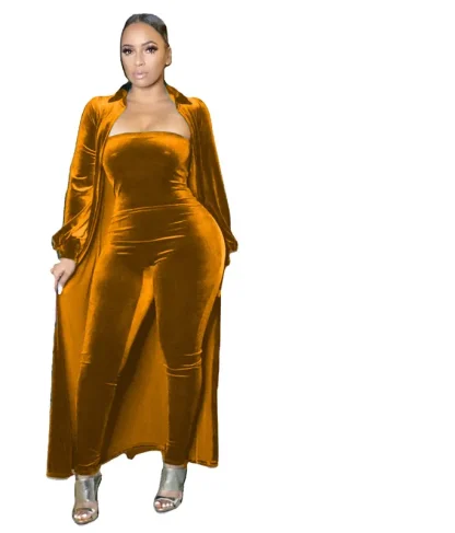 Jumpsuit with Plus Size Coat - Image 3
