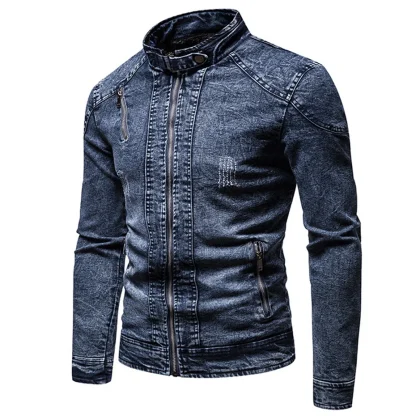 Casual Denim Plus Size Jacket - Image 5
