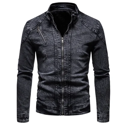 Casual Denim Plus Size Jacket