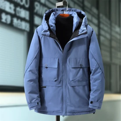 Warm Winter Plus Size Coat - Image 3