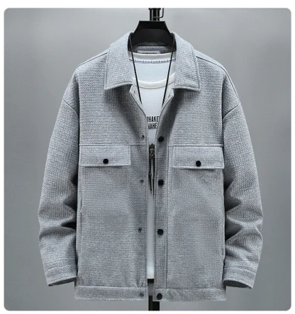 Casual Cargo Plus Size Jacket - Image 3