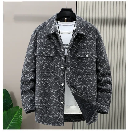 Vintage Style Plus Size Cargo Jacket