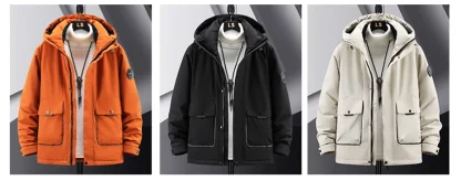 Warm Plus Size Down Coat - Image 3