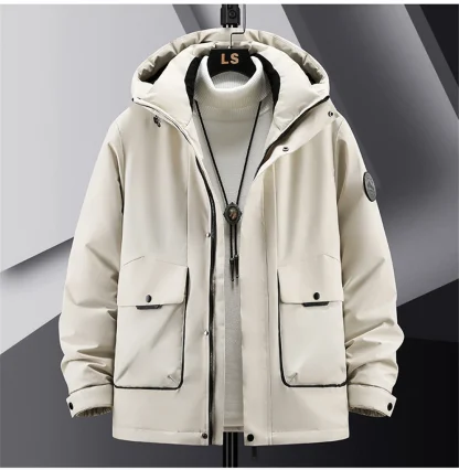 Warm Plus Size Down Coat - Image 2