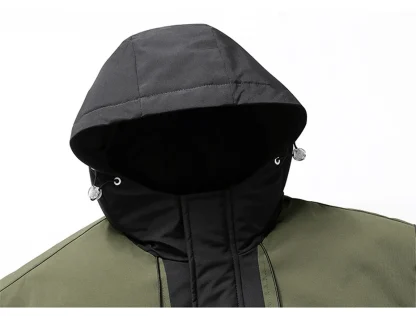 Stylish Windbreak Plus Size Coat - Image 6