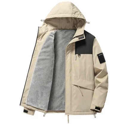 Stylish Windbreak Plus Size Coat - Image 4