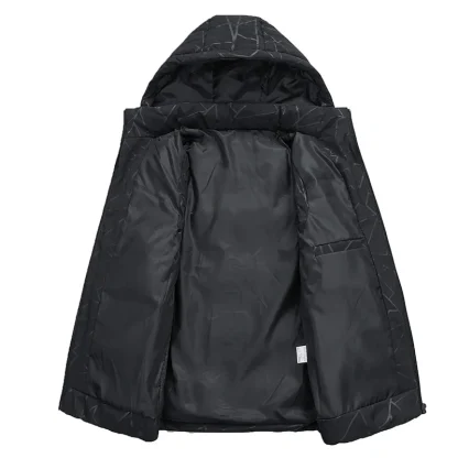 Thick Plus Size Hooded Vest - Image 2