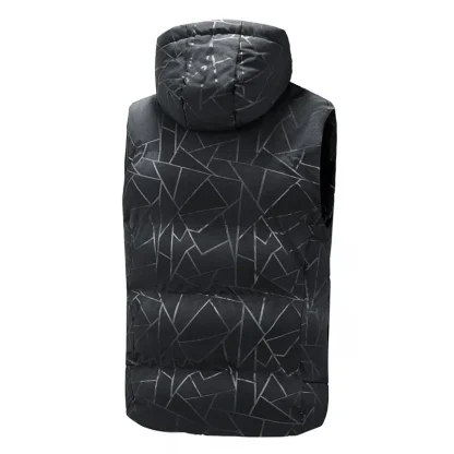 Thick Plus Size Hooded Vest - Image 3