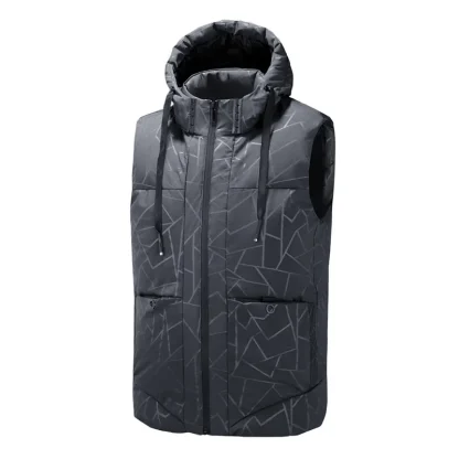 Thick Plus Size Hooded Vest