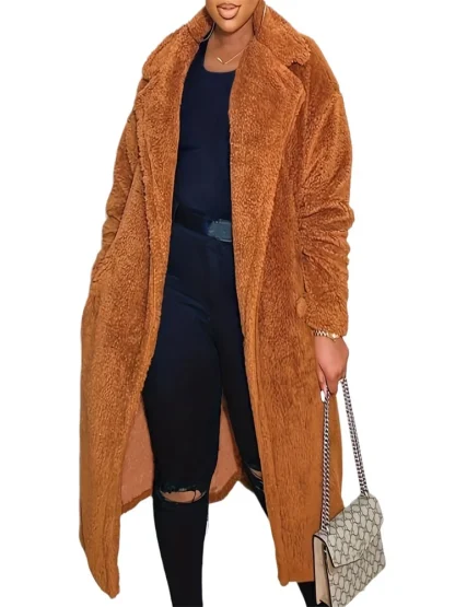 Long Style Top Plus Size Coat - Image 2