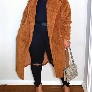 Long Style Top Plus Size Coat