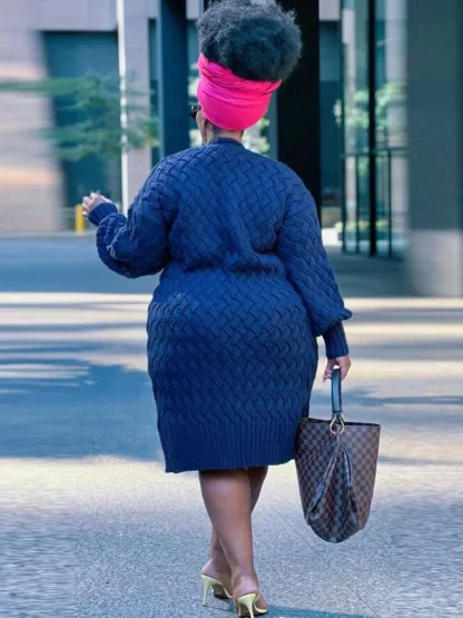 Fashionable Warm Plus Size Coat - Image 3