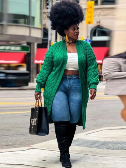 Fashionable Warm Plus Size Coat